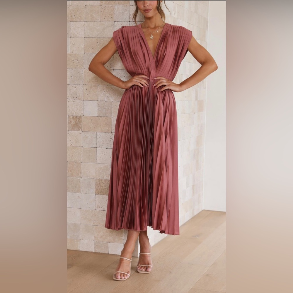 Lovely V Neck Dress